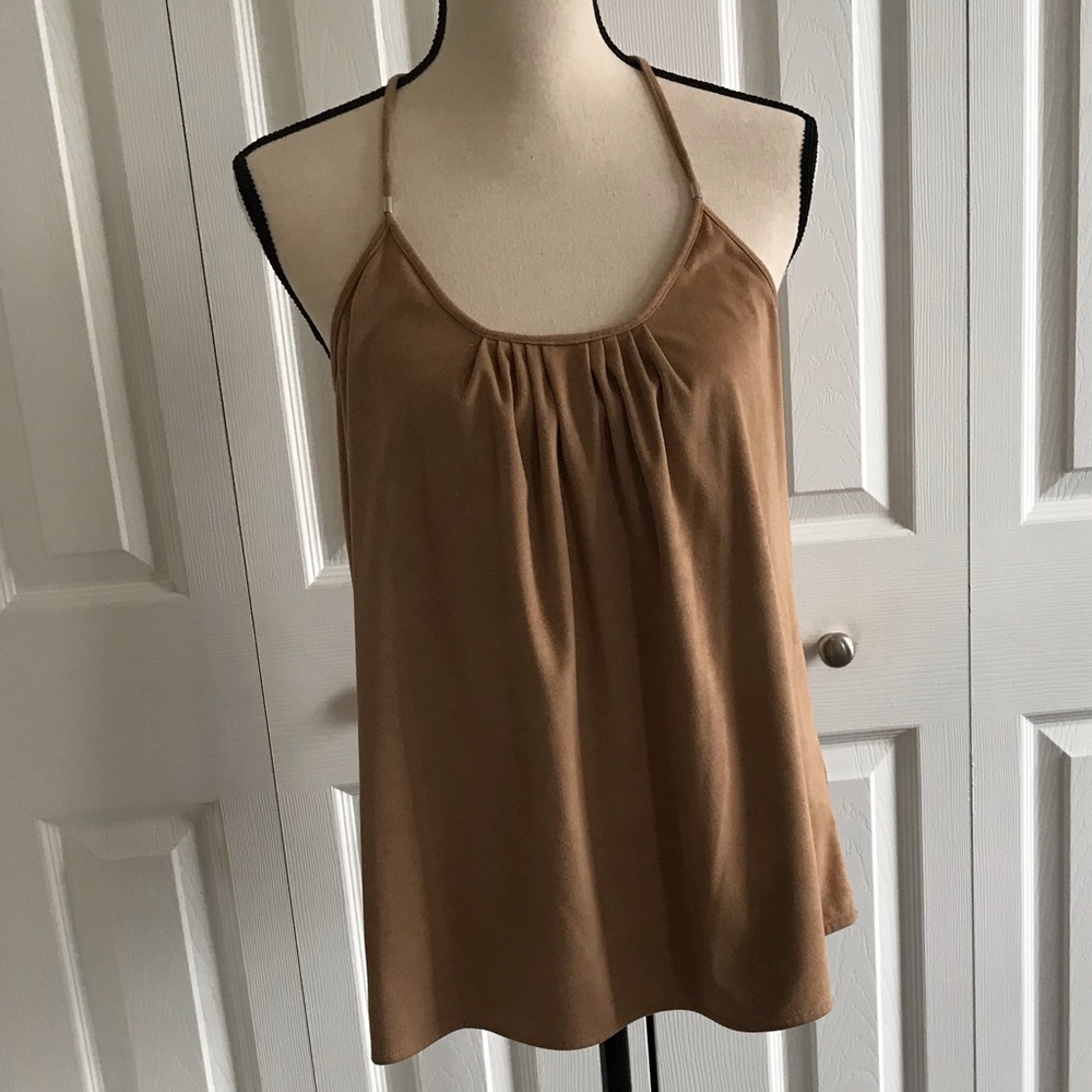 NEW YORK & CO FAUX SUEDE TOP